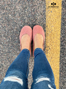 Dusty Rose Raised Suede